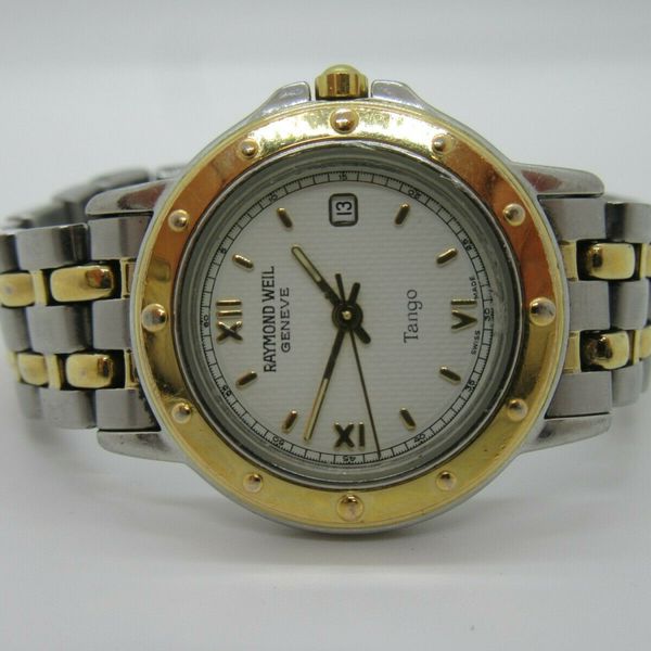 Raymond Weil Geneve Tango 5360 Stainless Steel Two-Tone Wrist Watch for ...