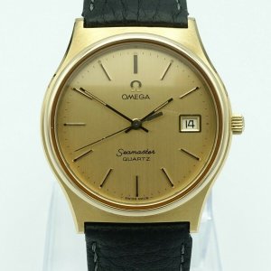 Vintage Omega Seamaster Quartz Watch Cal 1342 1970 s 35mm Great Vintage Omega Seamaster Quartz Watch Cal 1342 1970 s 35mm Great