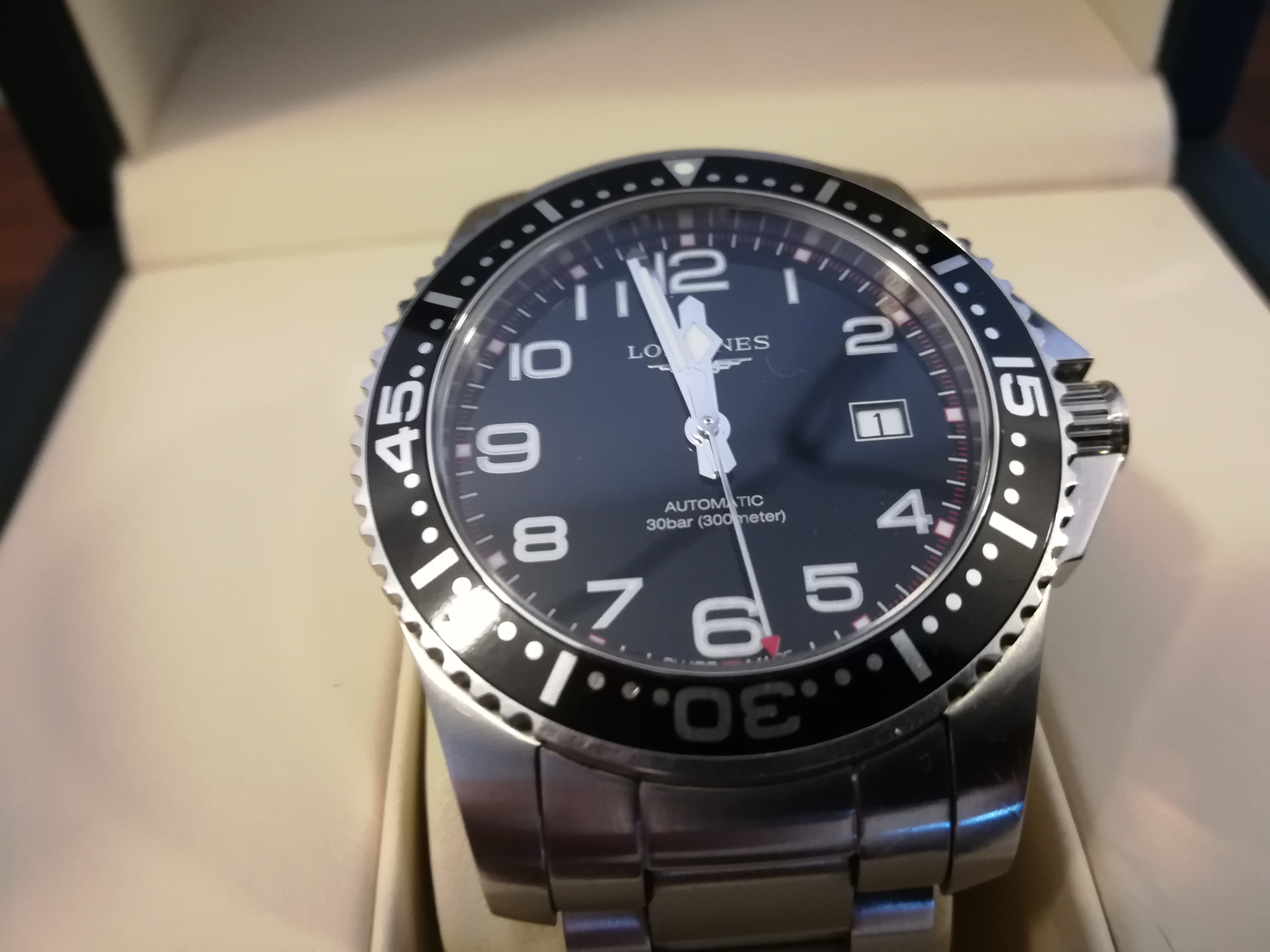 FS Longines HydroConquest Arabic Numerals Automatic 41mm Full