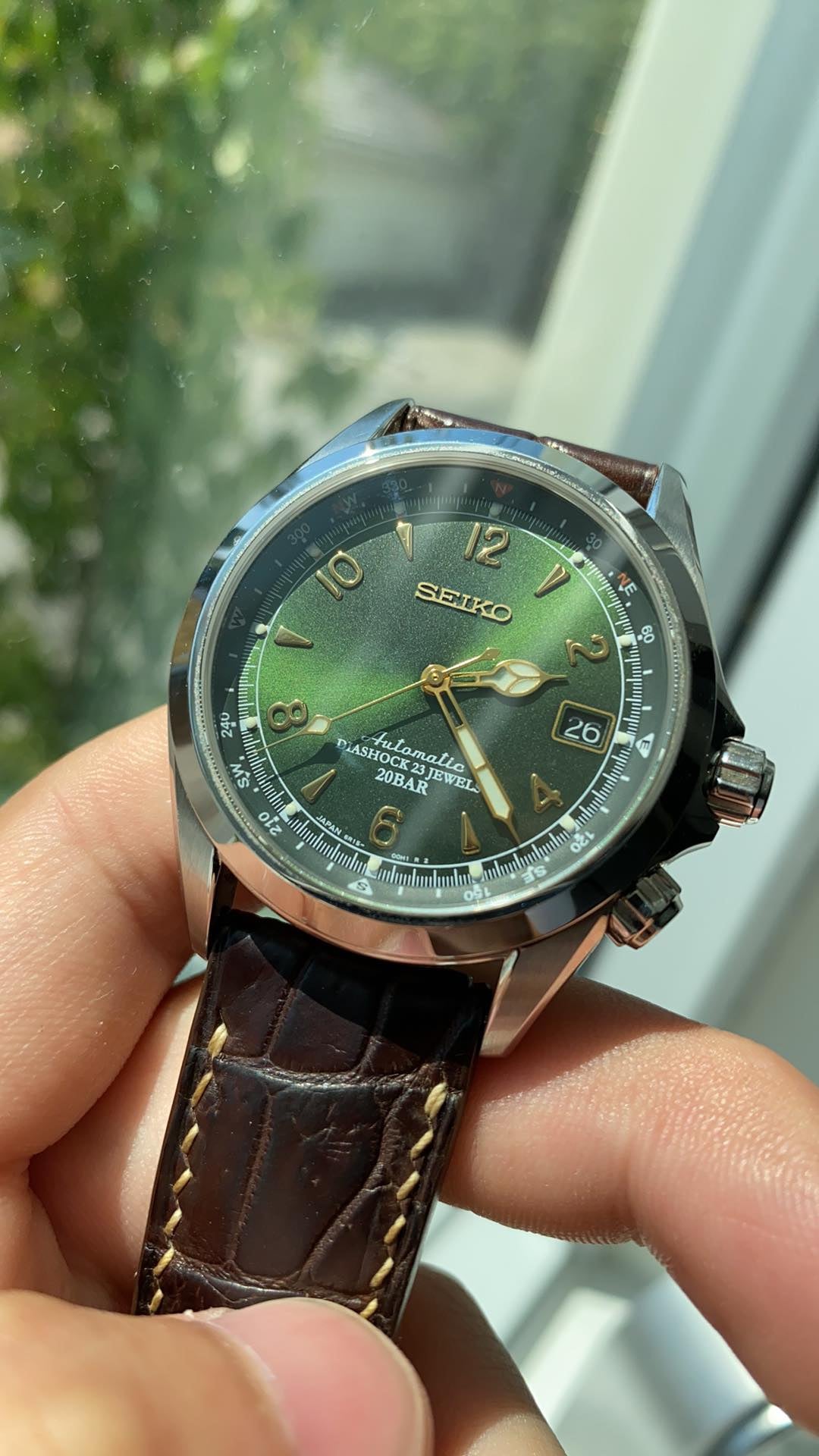 seiko alpinist green strap