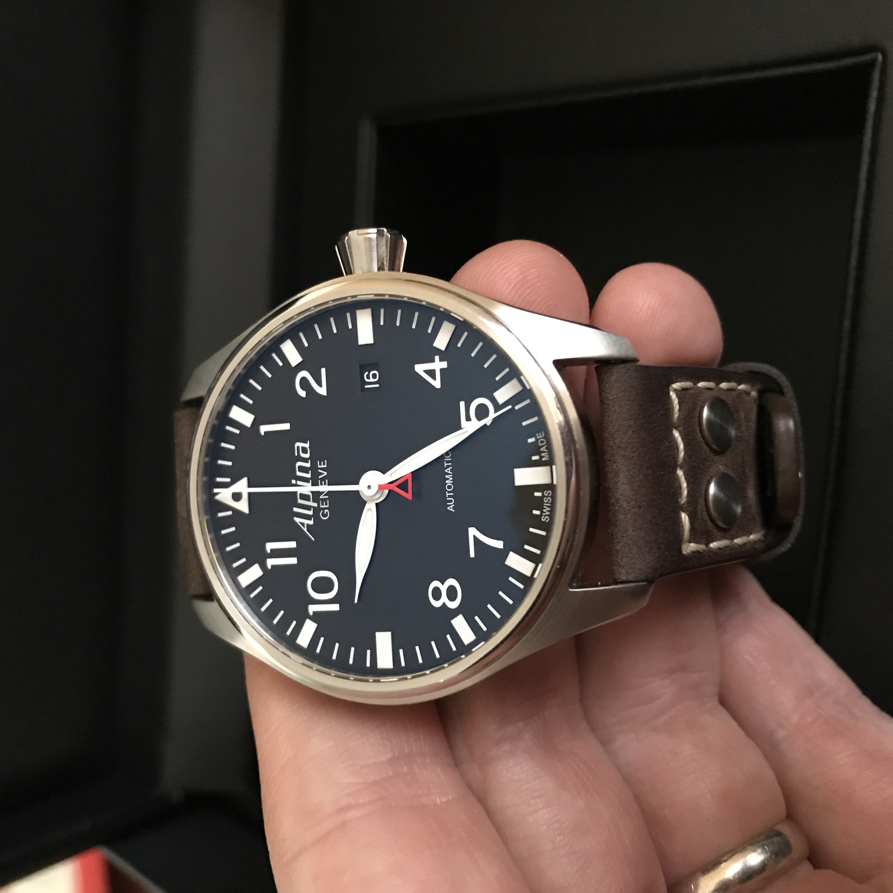 FS Alpina Startimer 40mm Limited Edition Pilot with Bracelet and Extra Strap WatchCharts