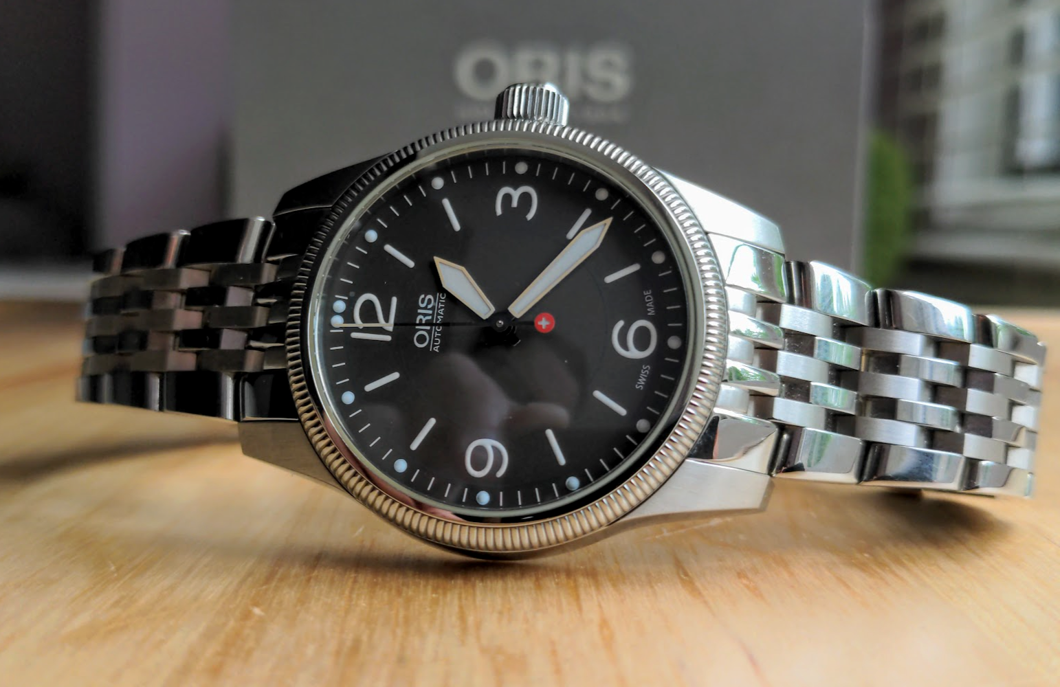 950 USD Oris Big Crown Swiss Hunter PS special edition 38mm