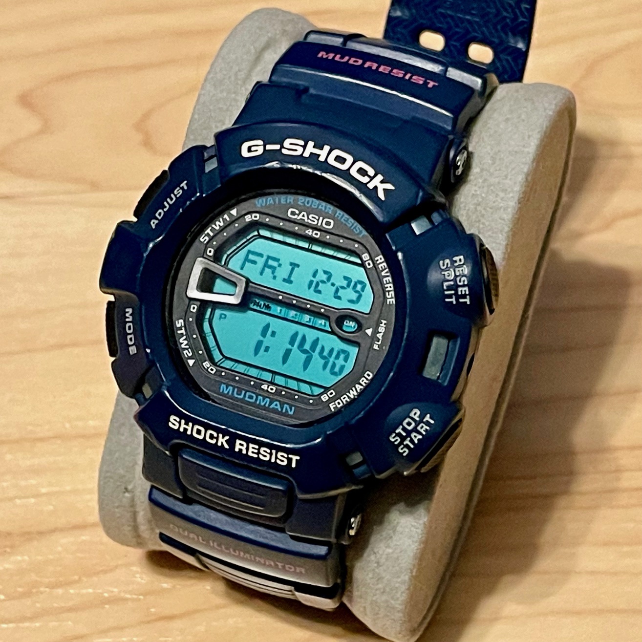 WTS] Casio G-Shock G-9000MX-2 Mudman Blue LCD Digital Watch G9000 