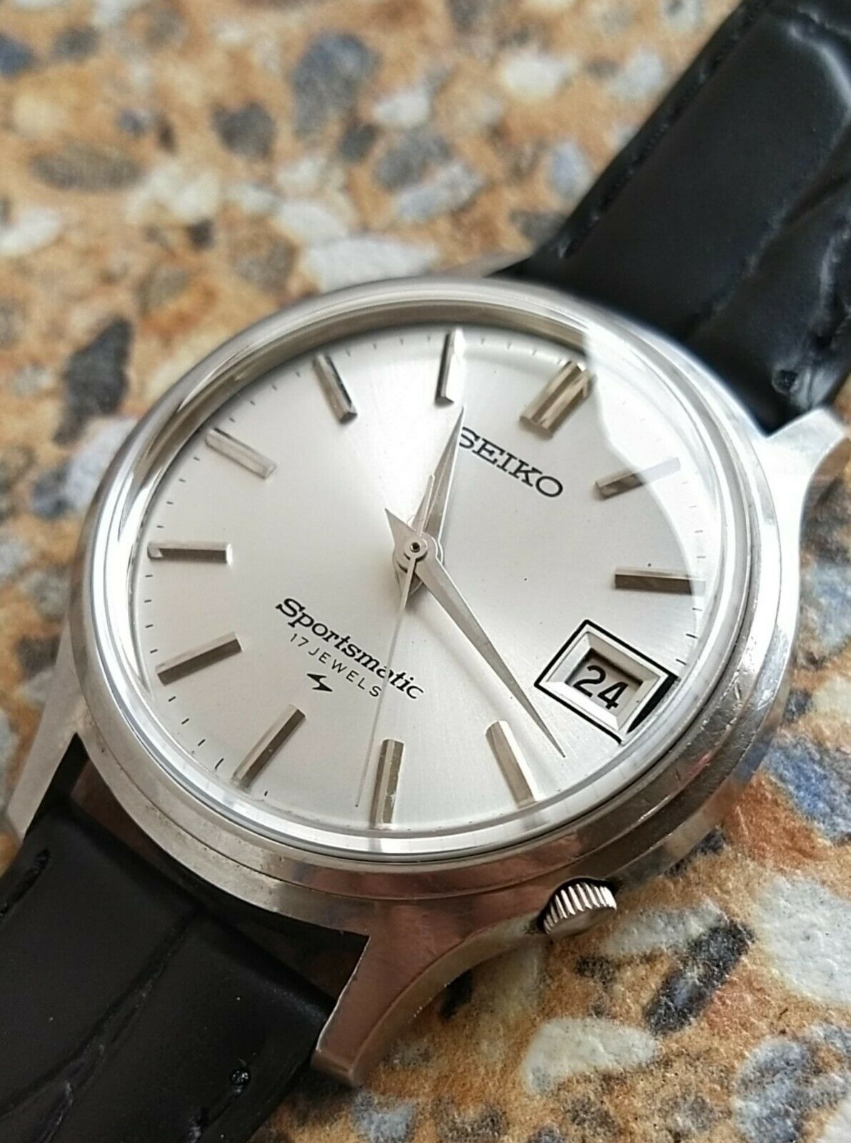 Vintage Seiko Sportsmatic 17 Jewels Automatic 7625 8293 JDM March 1968 ...