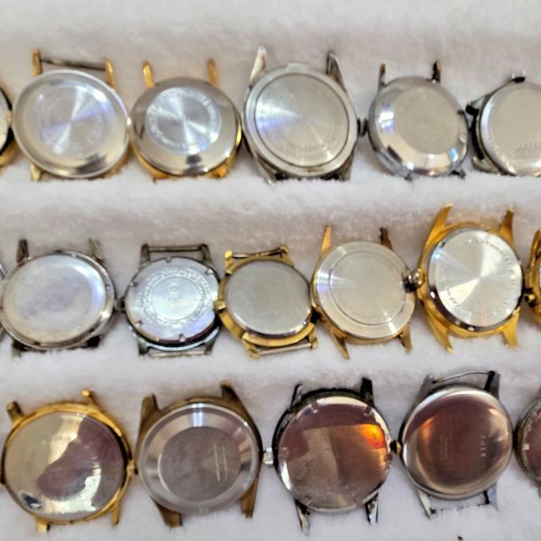 20-Lot of 1960's Watches 5 Auto(1 runs), 15 Manual(3 runs) Parts Repair ...