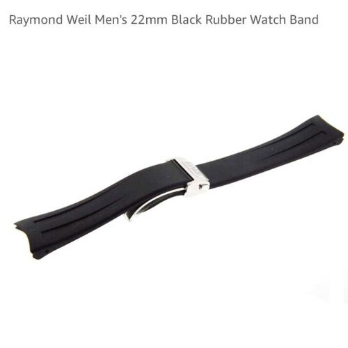 Raymond weil rubber deals watch strap