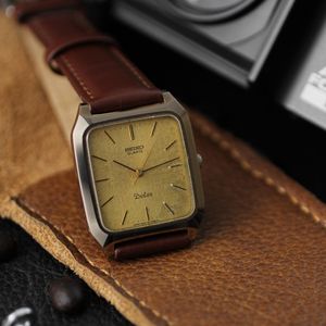 時計 SEIKO DOLCE TUNGSTEN CARBIDE 7731-5200 Seiko Dolce quartz 7731-5200 Tungsten Carbide Stainless