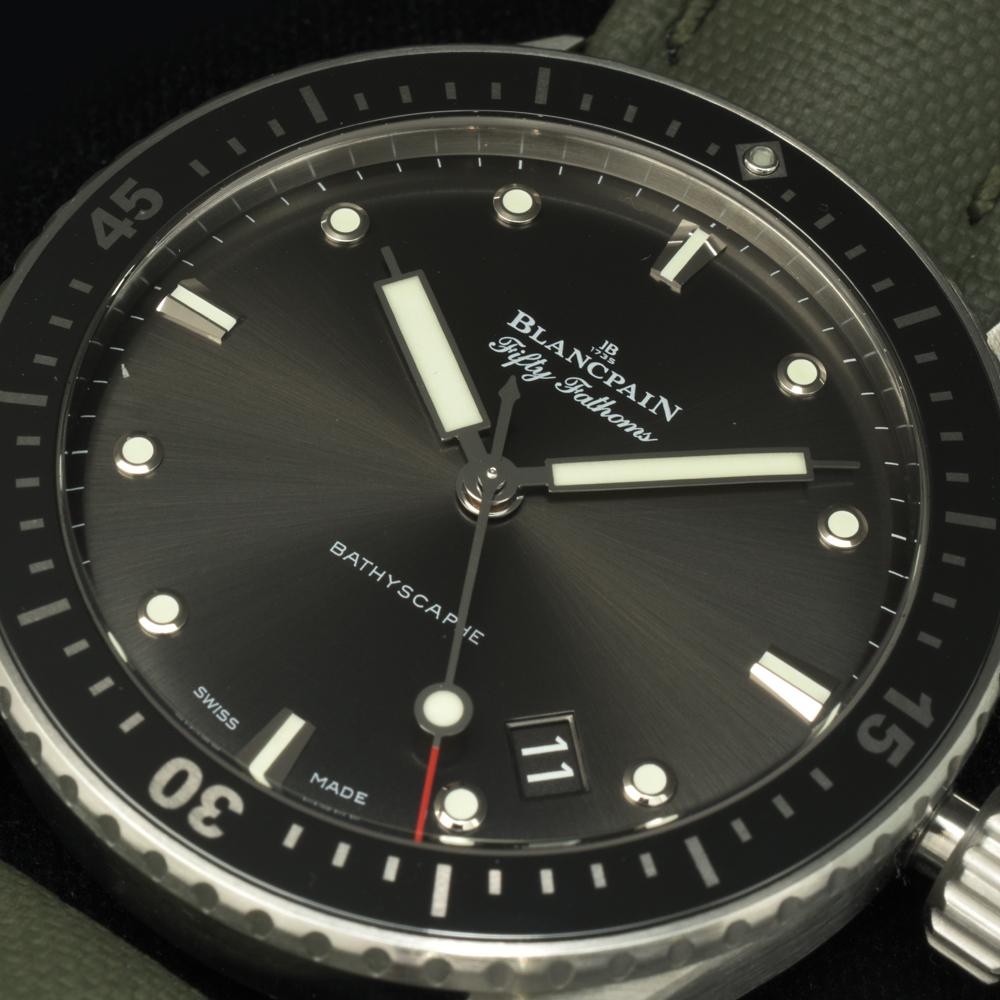 Blancpain Fifty Fathoms Bathyscaphe 5000 1110 K52A Automatic SS