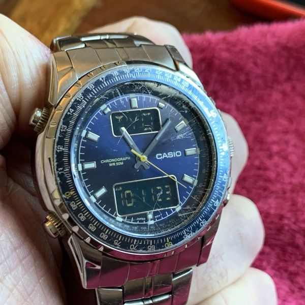 Casio MTP 4700 World Time Ani-digi Watch | WatchCharts Marketplace