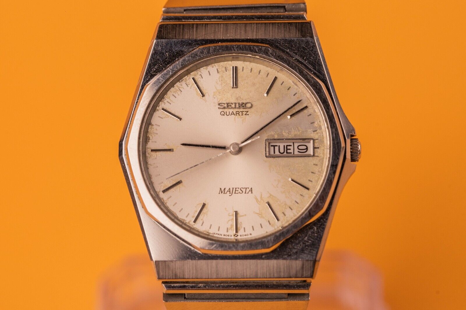 Seiko Majesta 9063-6030 Steal Case 34mm Mens Quartz Watch