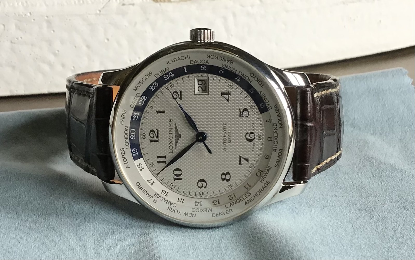 FS LONGINES Master Collection World Time Automatic GMT WatchCharts Marketplace