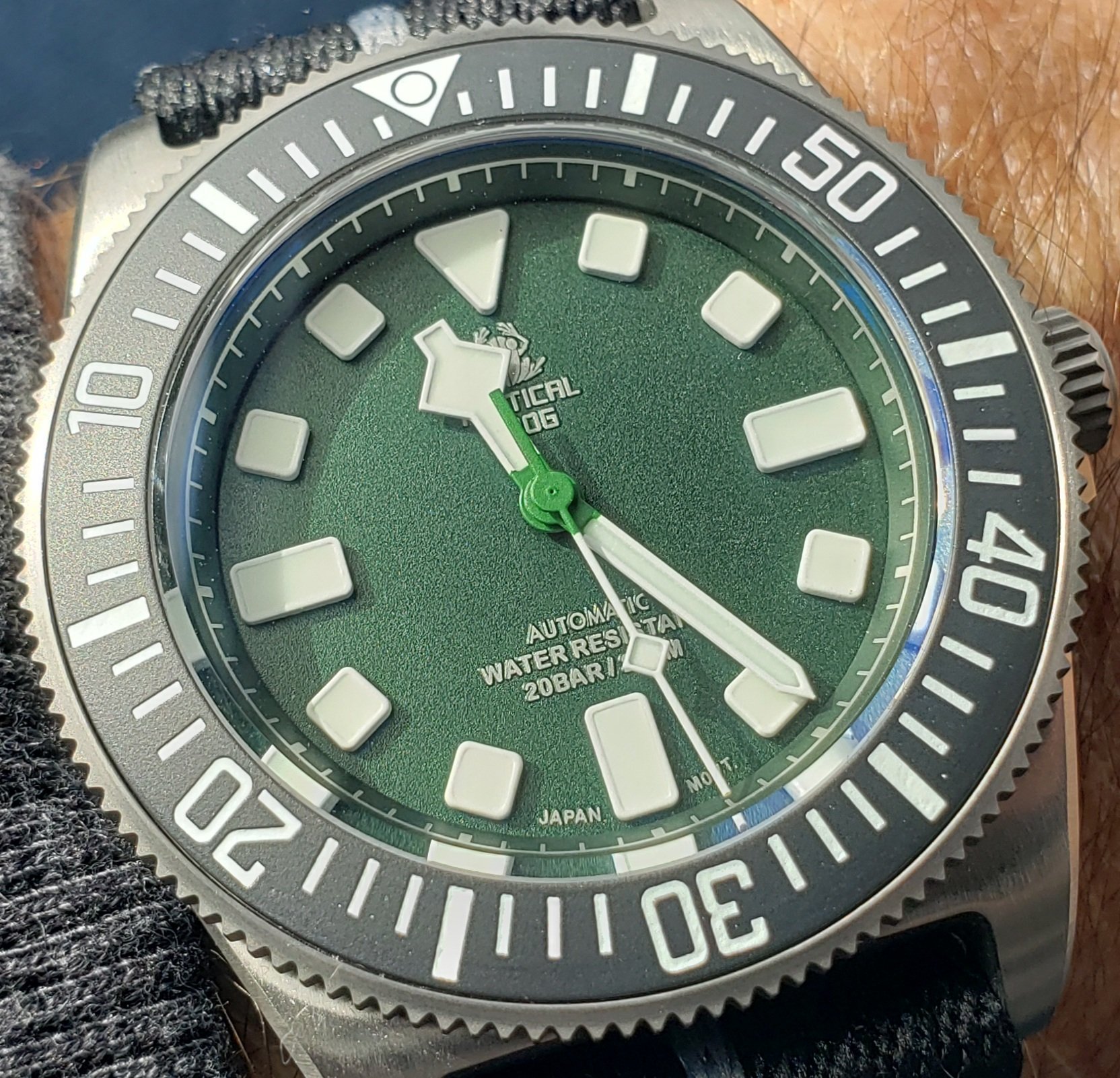 150 USD] FS: Tactical Frog Titanium FX-Diving Watch Green / Black 