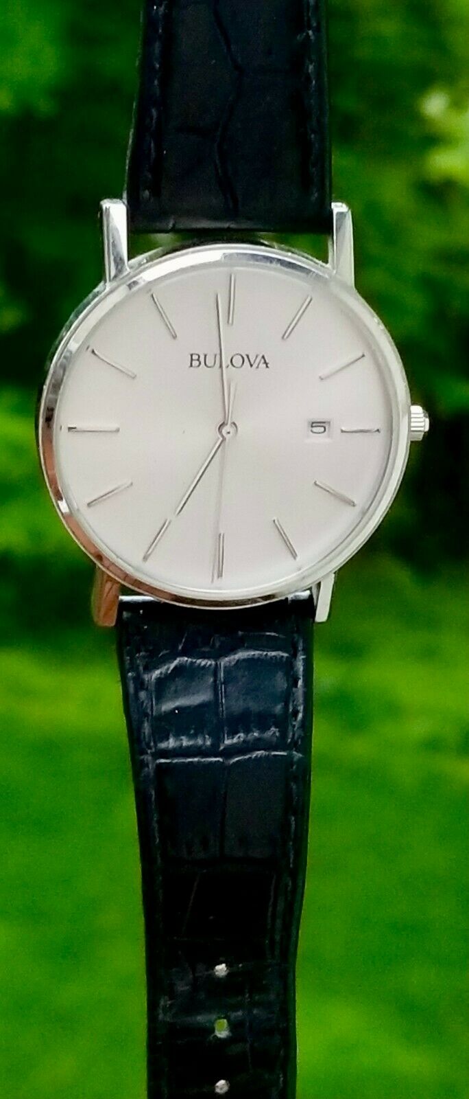 Bulova Men s Watch New Battery Runs Perfectly Model 96B104