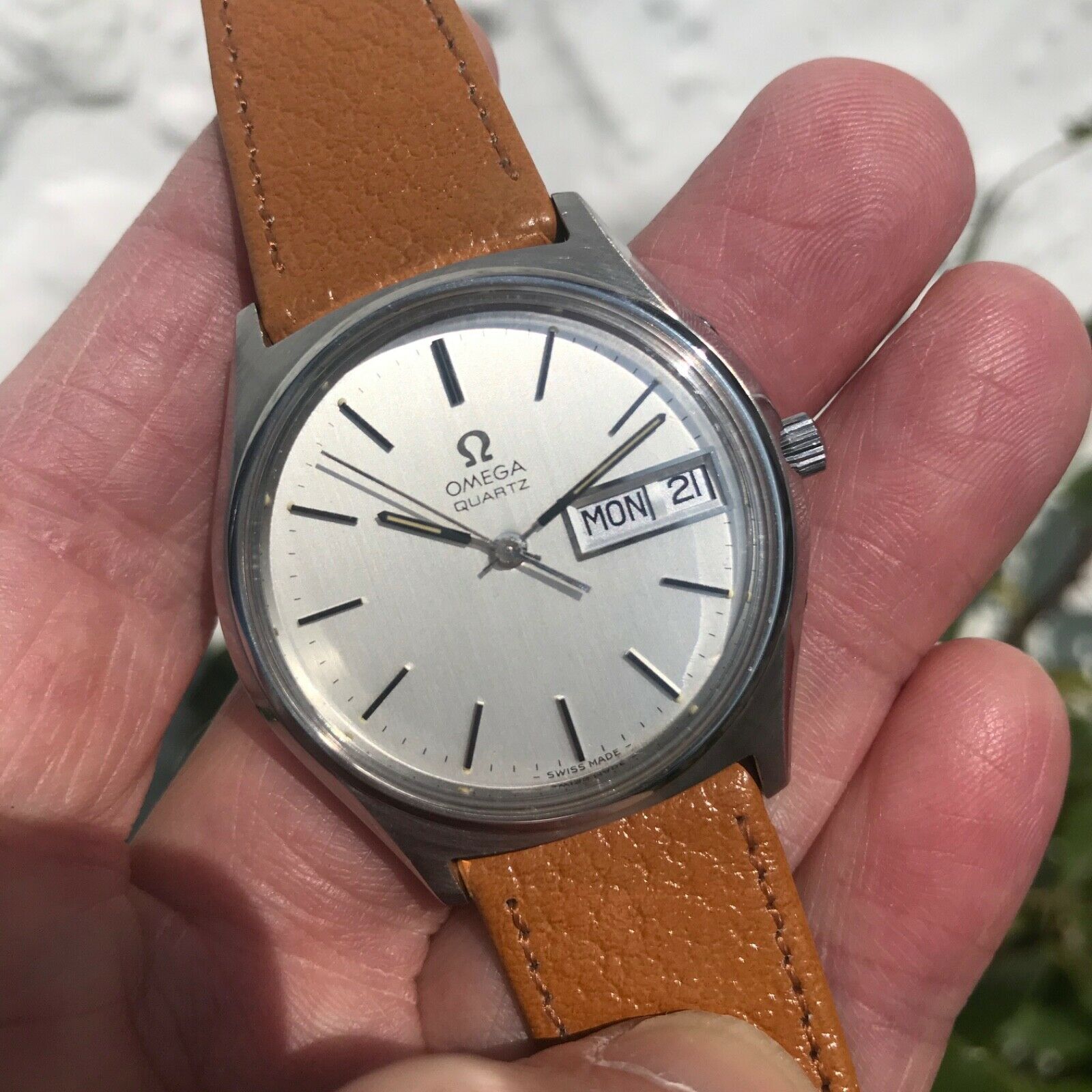 Stunning vintage 1970's Jumbo Omega Megaquartz 196.0065 cal 1310