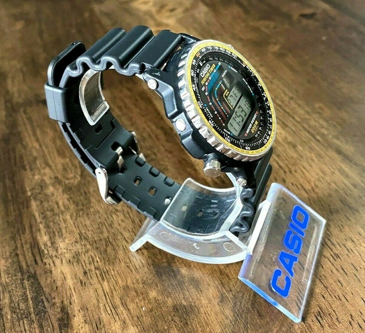 RARE Vintage 1990 Casio DW-402 Surfing Timer Diver Watch RARE Vintage 1990 Casio DW-402 Surfing Timer Diver Watch