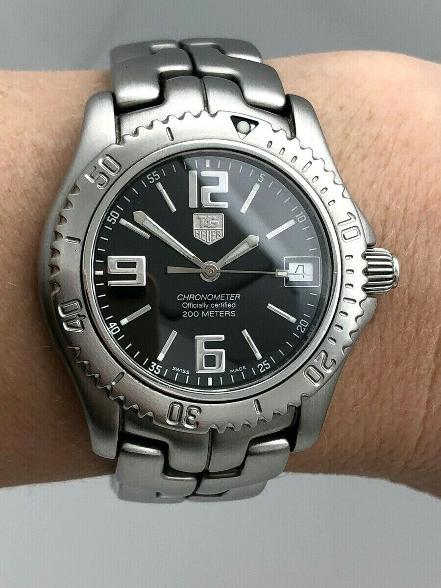 Tag Heuer AUTOMATIC Chronometer 200M Steel WT5210 BLACK DIAL  display picture 1