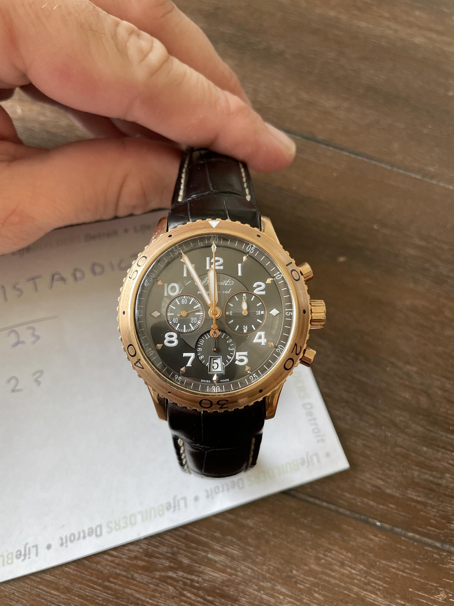 Breguet type clearance xxi rose gold