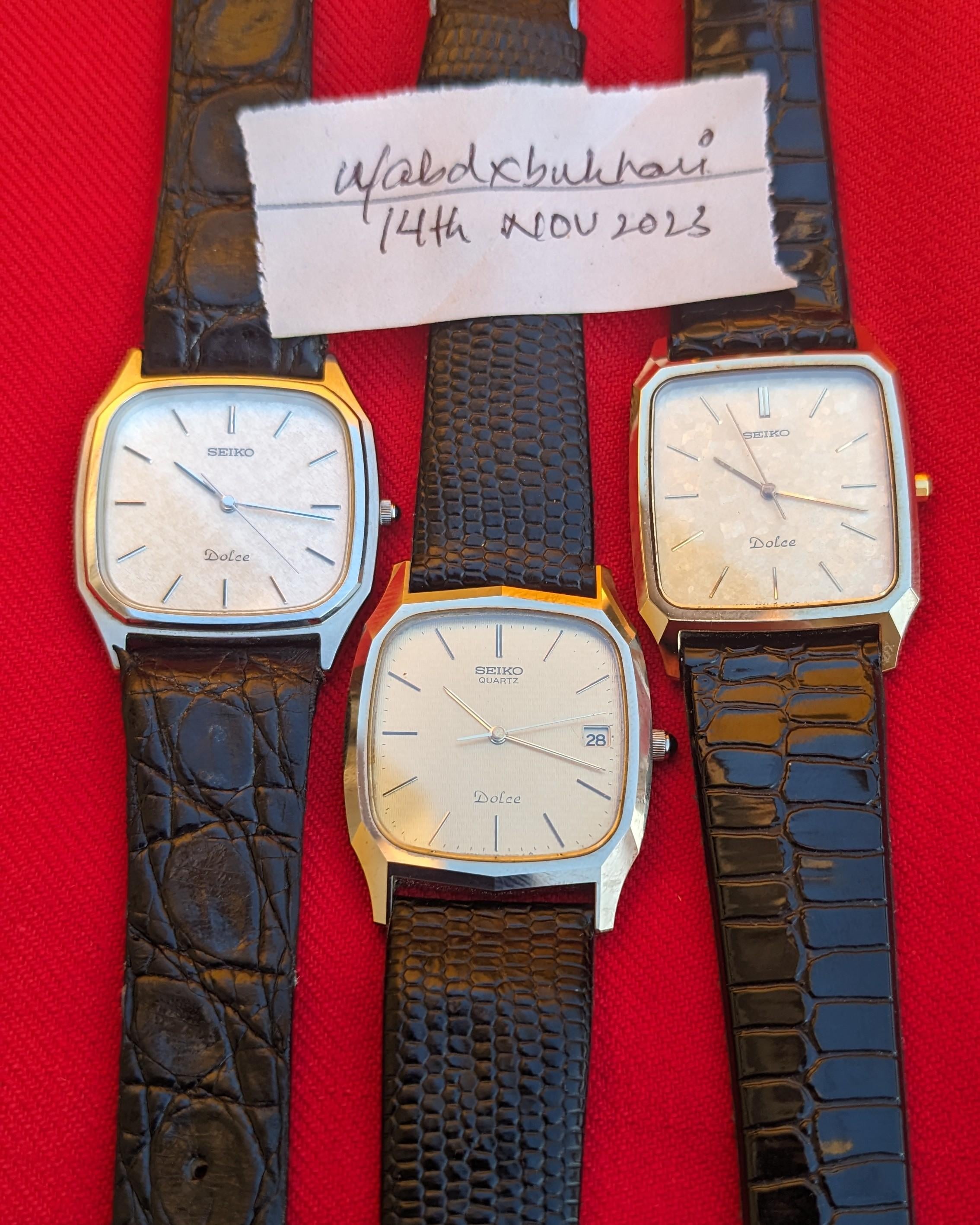 稼動品】SEIKO Dolce ドルチェ 9521-5120 ゴールド 腕時計 s179 稼働 