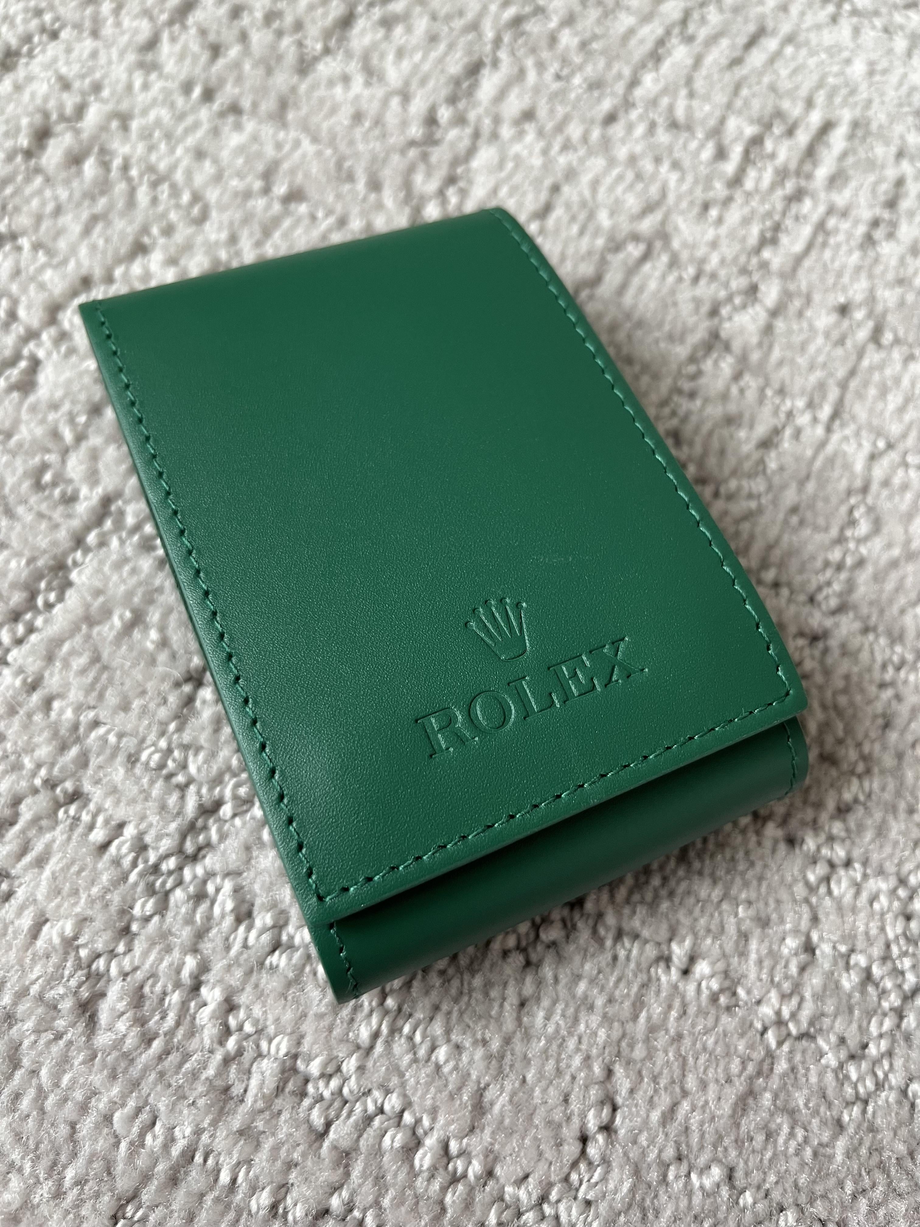 WTS US Rolex Travel Pouch Green BRAND NEW WatchCharts