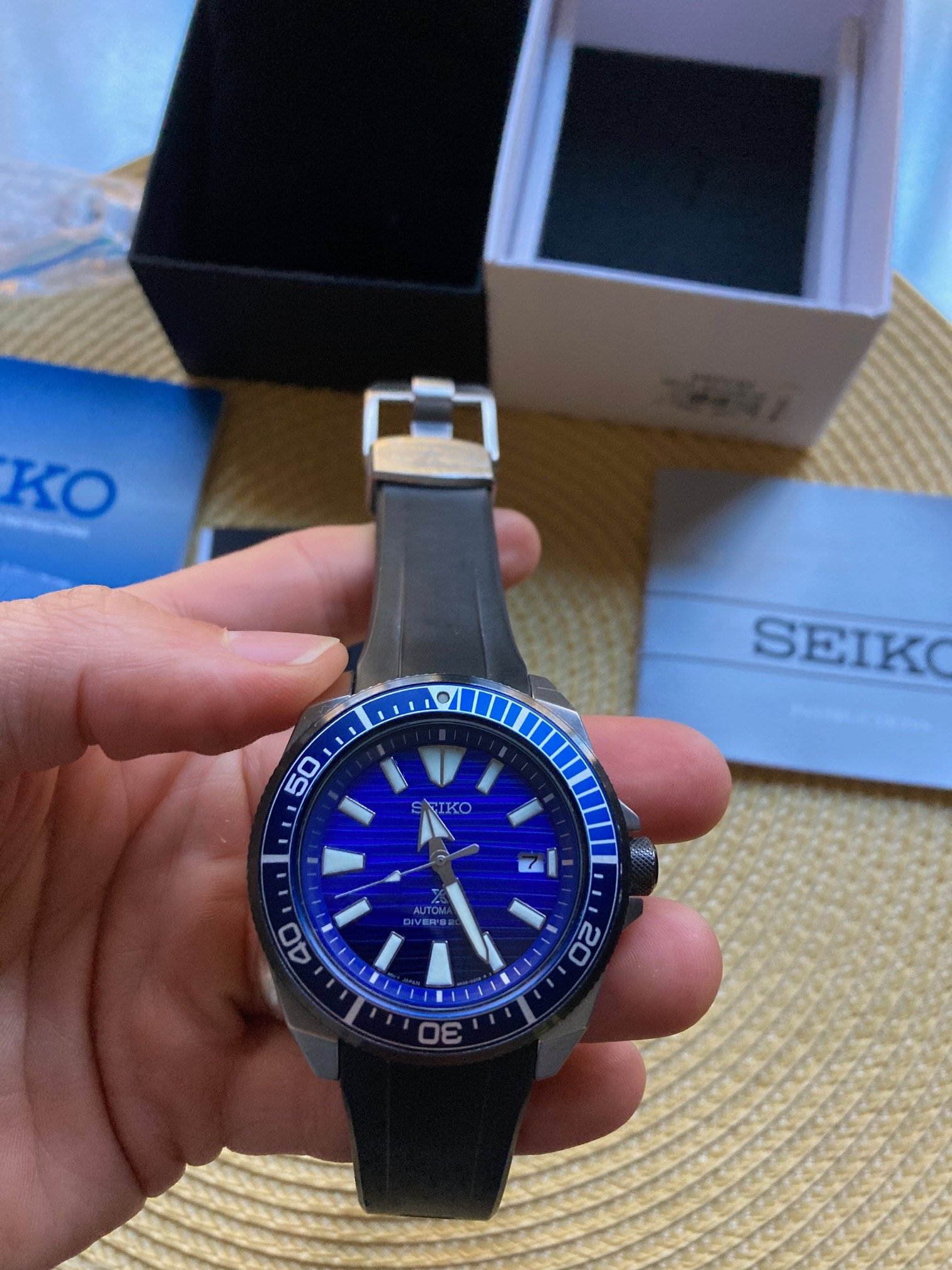 FS: Seiko Samurai STO SRPC93 + Crafter blue strap | WatchCharts