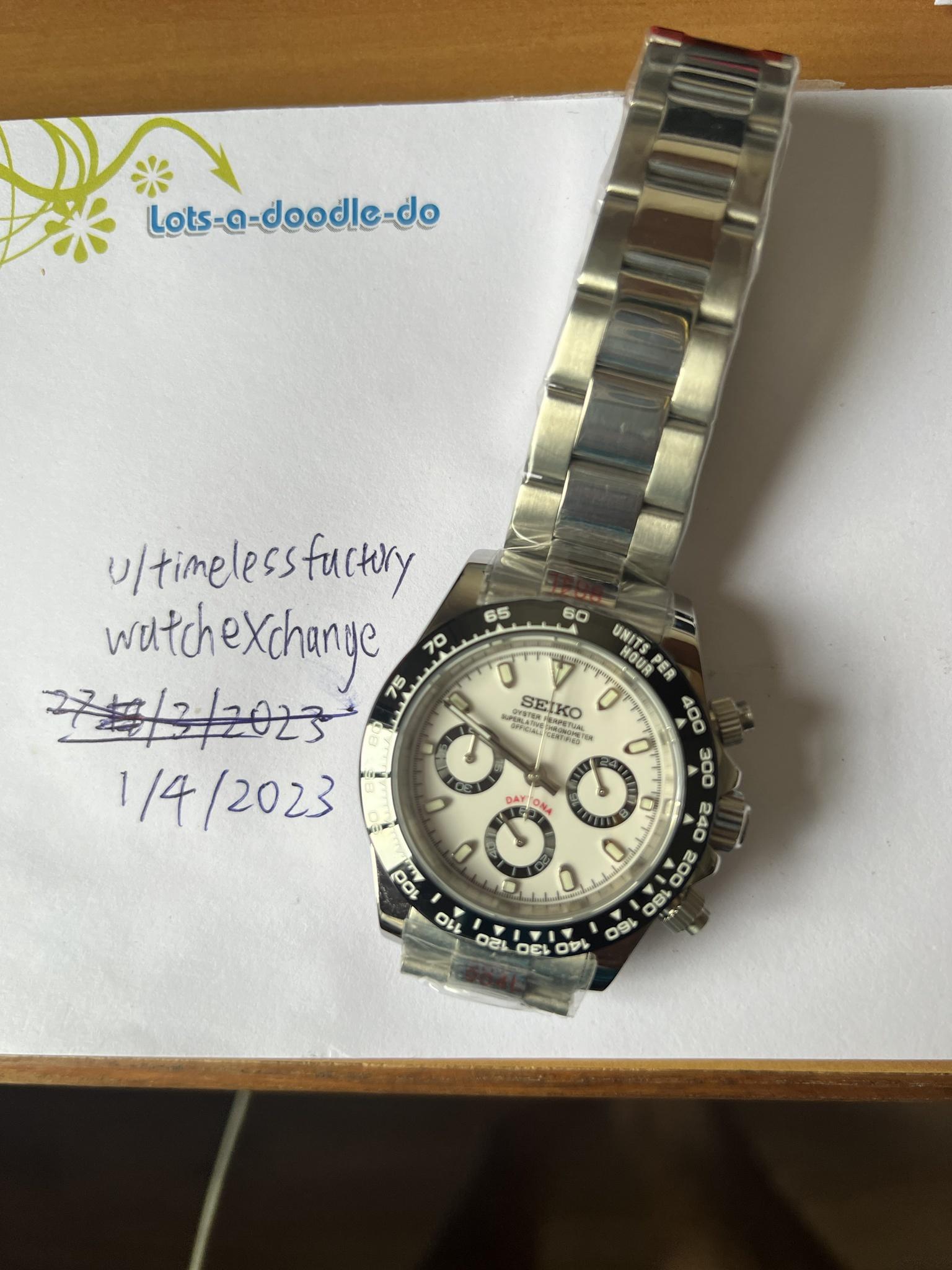 WTS] Custom build Seiko 'Panda' Daytona Mod | WatchCharts