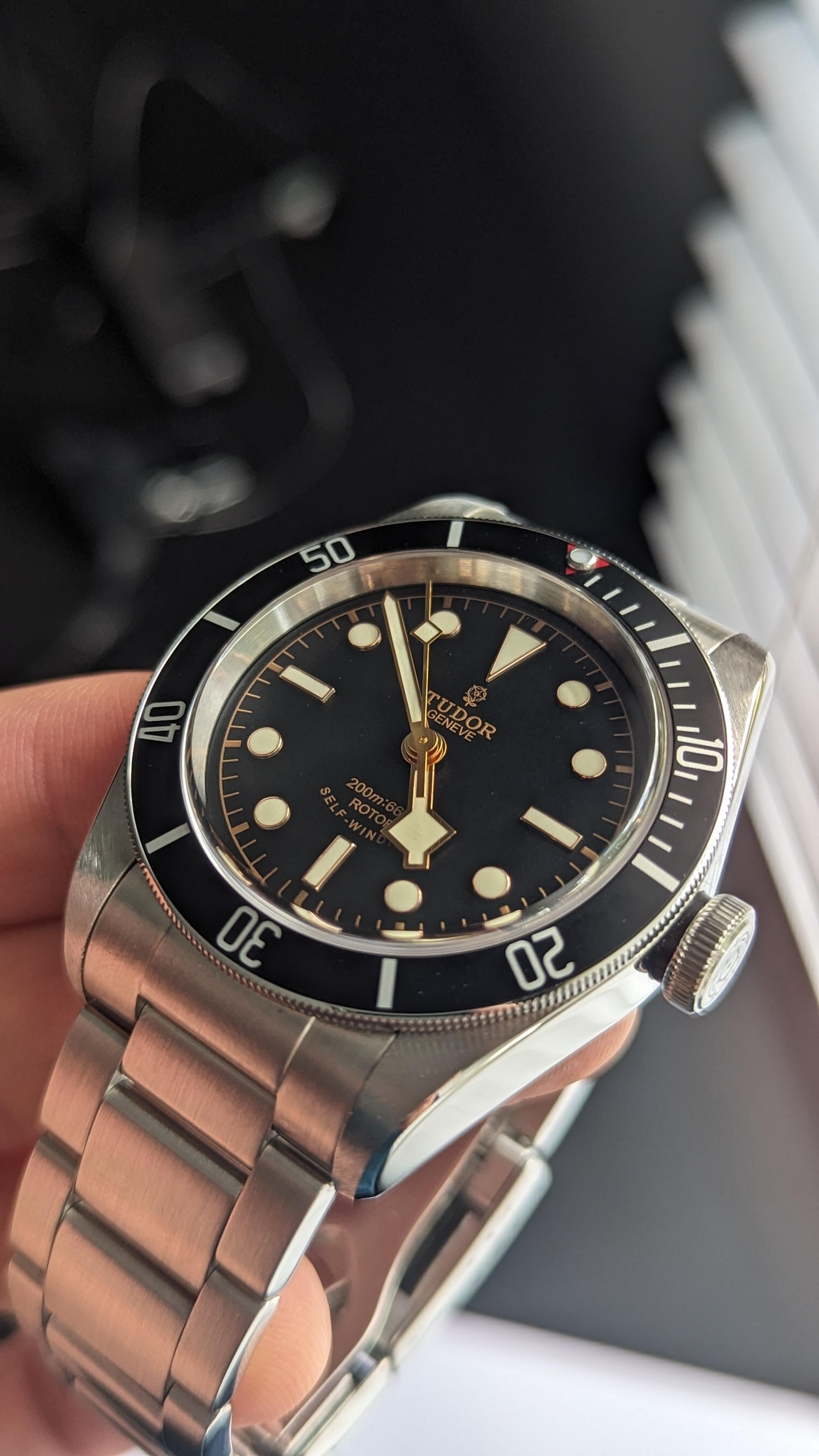 WTS EXCELLENT Tudor Heritage Black Bay 79220N ETA Black Rose