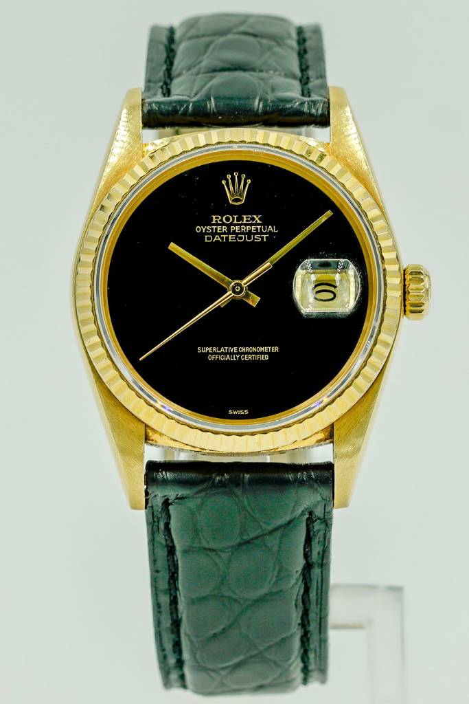 Rolex 16018 Datejust 18K Yellow Gold 36mm