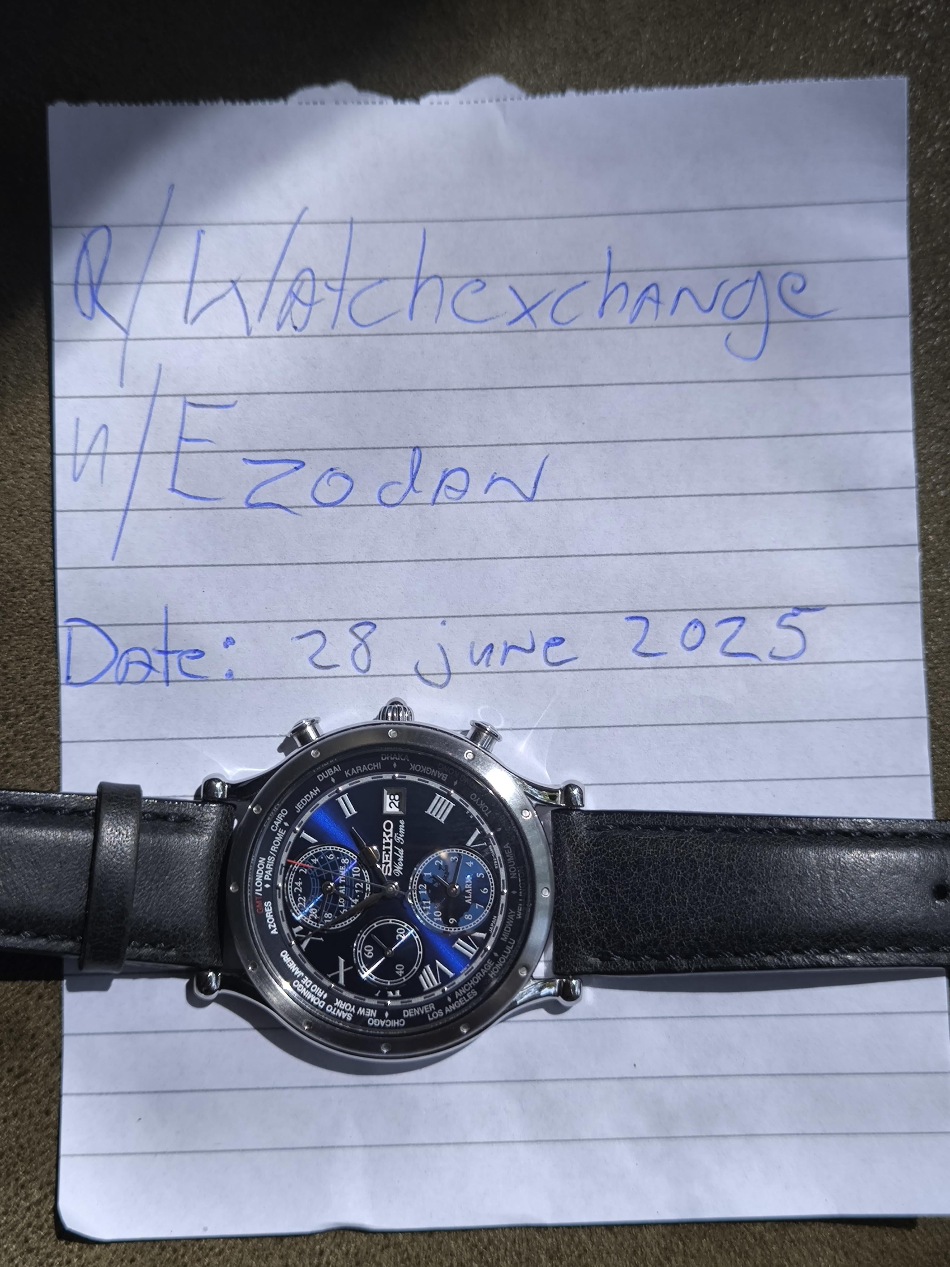 SEIKO 5T82 0AL0 30th Anniversary SPL059P1 Seiko World Time