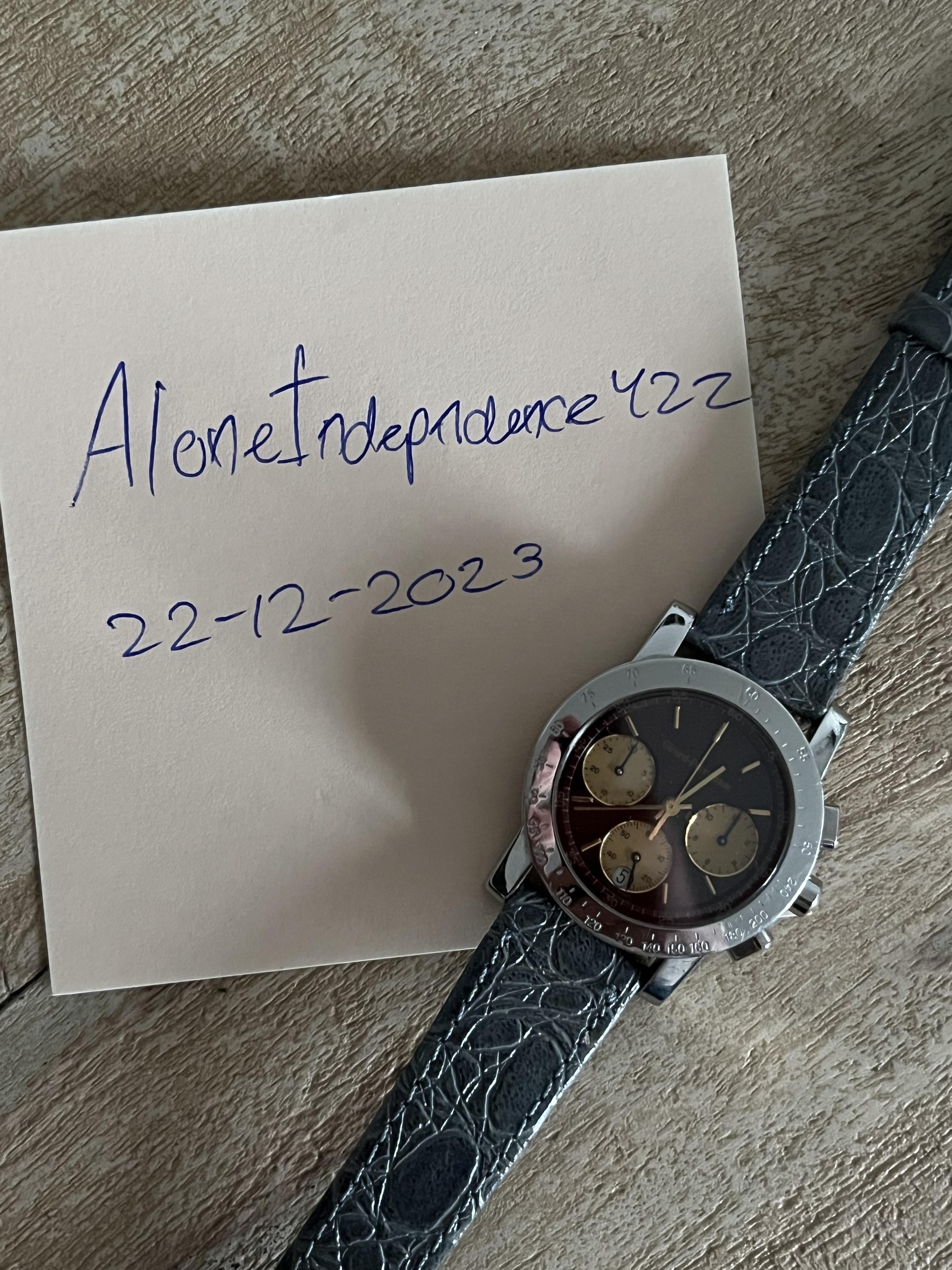 WTS Girard Perregaux 7700 Hybrid Mechanical Chronograph Rare