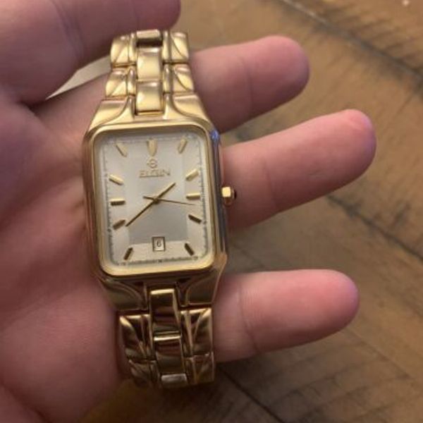 Elgin FPP148 Stainless Steel Gold Tone Watch - W46 | WatchCharts