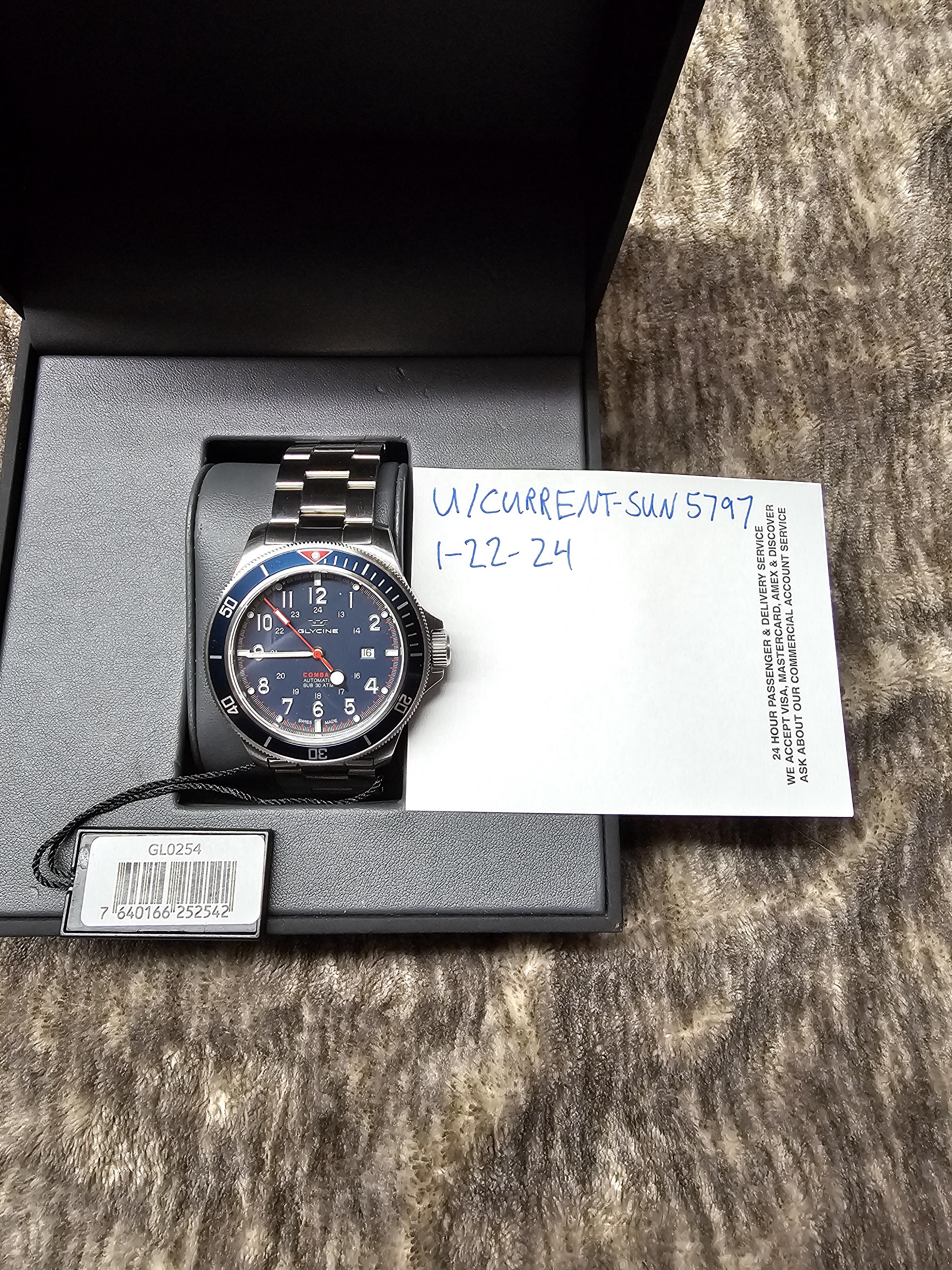 WTS Glycine Combat Sub GL0254 WatchCharts Marketplace