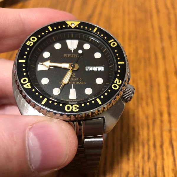 FS Seiko SRP775 Gilt Turtle Diver with Strapcode Super Jubilee