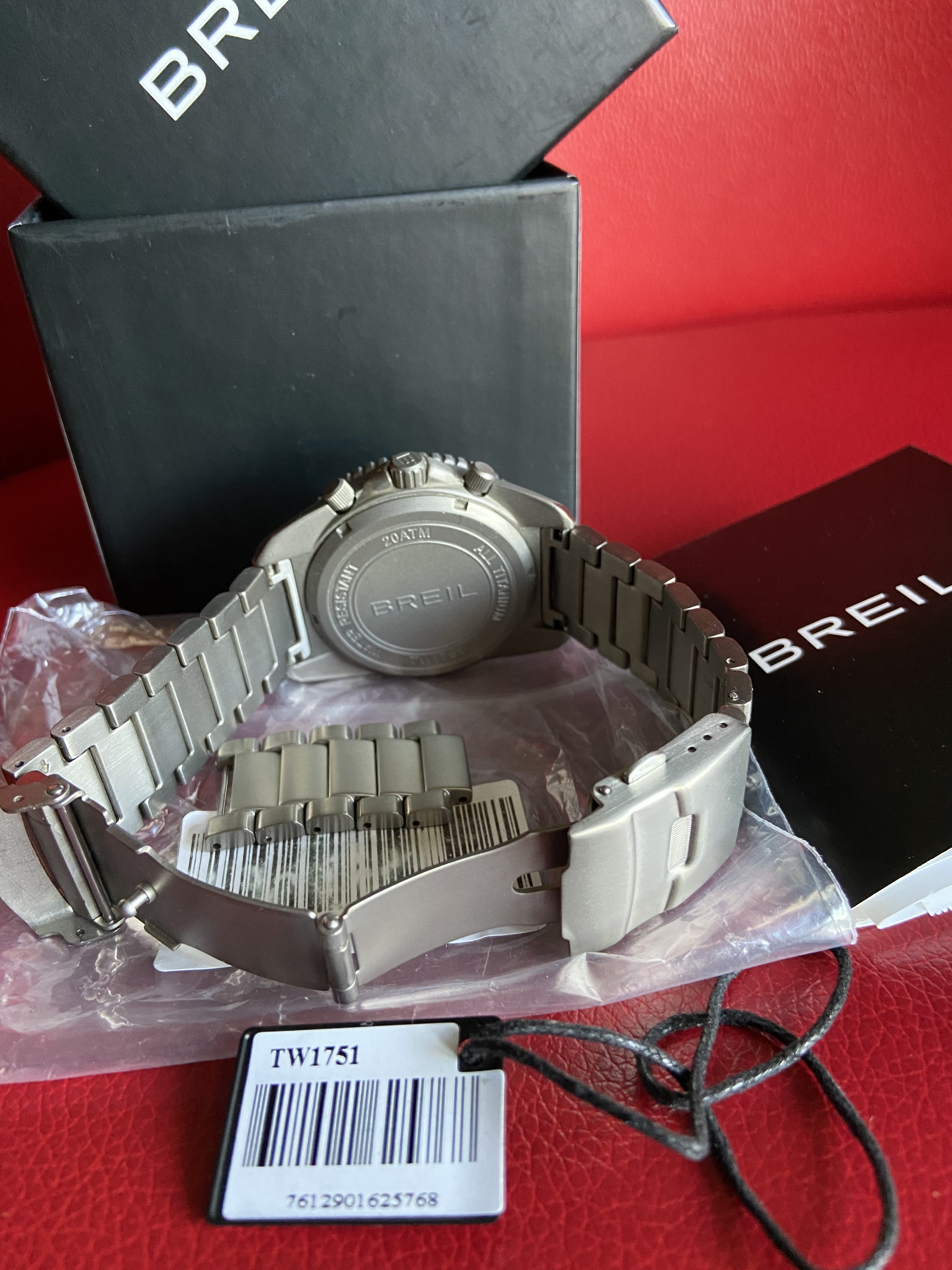 199 USD All Titanium Solar Diver Chronograph by BREIL WatchCharts