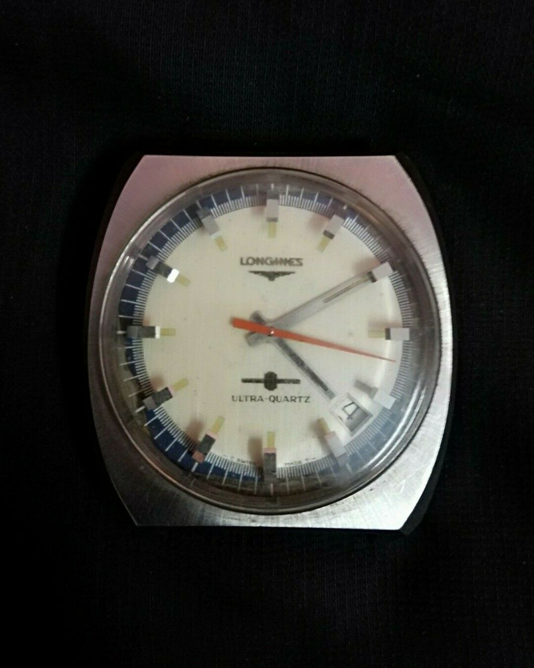 VINTAGE RARE LONGINES ULTRA QUARTZ CAL.6512 SWISS MADE WRIST WATCH