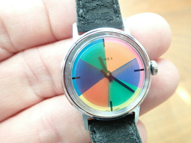 1969 Timex colorflicks mechanical watch 1969 Timex David Pakter/Krauss  main image 4