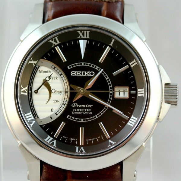 MEN'S SEIKO PREMIER KINETIC DIRECT DRIVE SRG001 (5D22-0AA0
