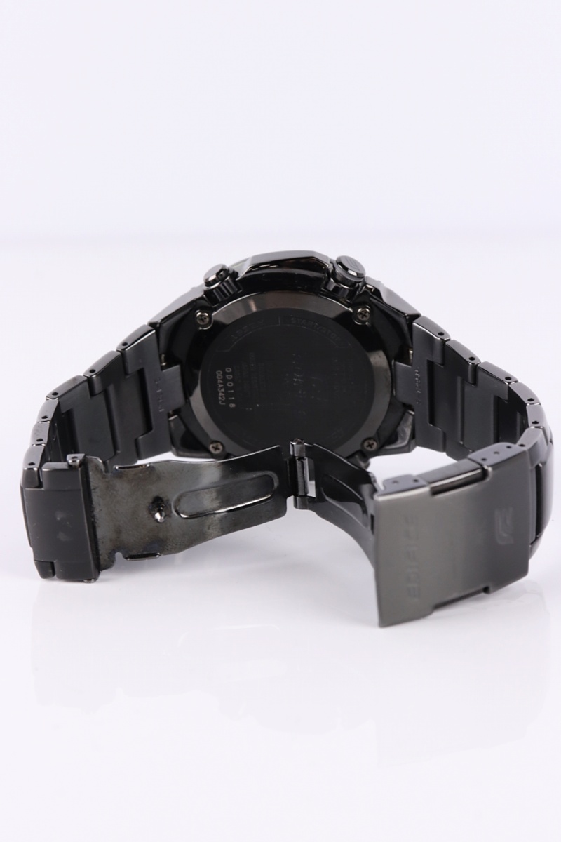 CASIO EDIFICE Edifice Solar Analog SS BLK EQW-M1100 5122 #C1510