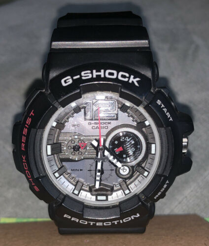 Casio G Shock GAC 110 Analog Water Resistant 200M Black Resin Watch 5363 WatchCharts