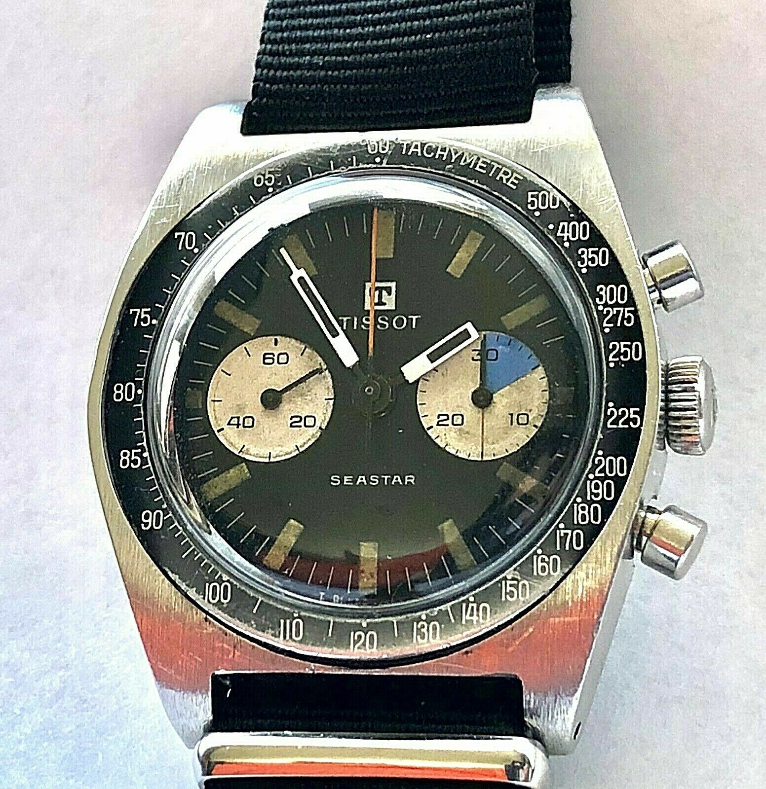 Vintage 1969 Tissot Seastar Chronograph Lemania 870 Lemania 1277