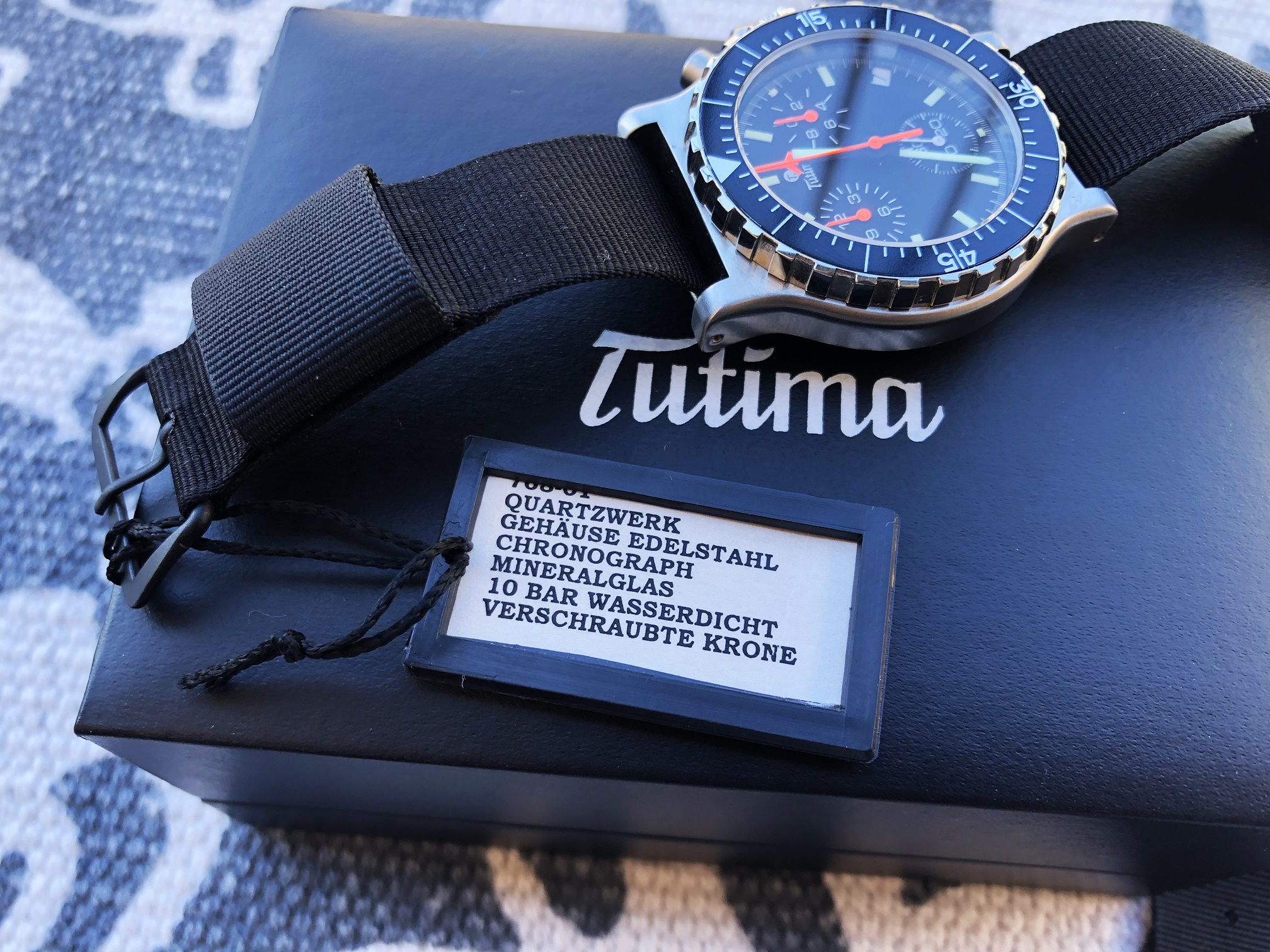 NOS Tutima Field Chronograph 768-01 | WatchCharts Marketplace