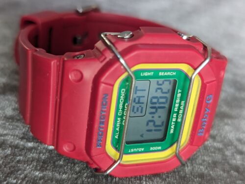 Casio Baby G-Shock 3290 BGD-501 Women's 40mm Red Resin Digital