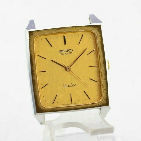 L244 Vintage Seiko Dolce Gold Quartz Watch 5931-5280 Original JDM Japan   | WatchCharts