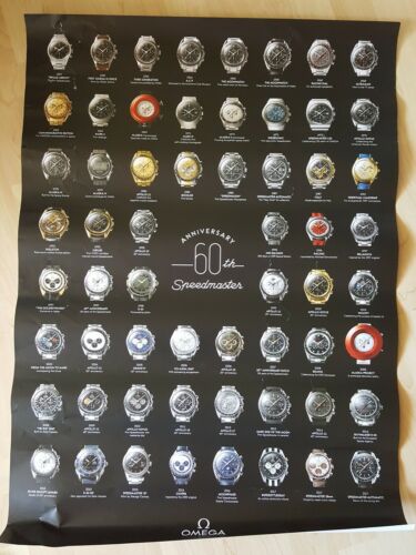 Omega Poster Speedmaster 60th Anniversary 2 WatchCharts