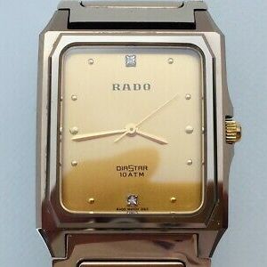 全ての Watch RADO DIASTAR Plated Gold 18K Quartz 132.9571.3 ラドー