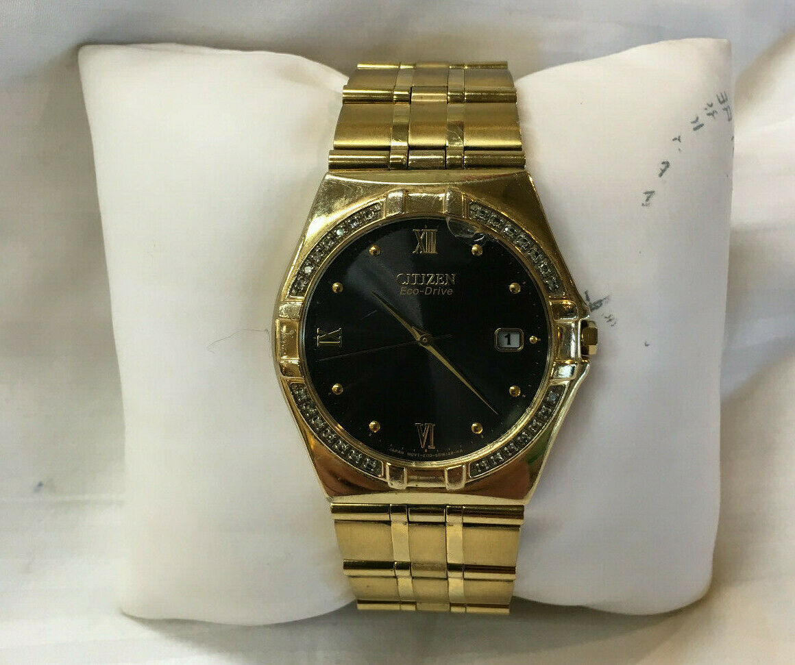 Citizen gold and diamond watch hot sale