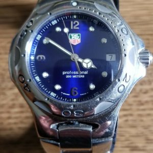 TAG+Heuer+Kirium+Black%2FBlue+Men%27s+Watch+-+WL1116 for sale