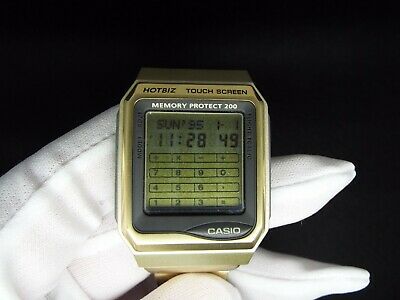 Rare CASIO Vintage Digital Watch VDB-3000 TOUCH SCREEN CALCULATOR