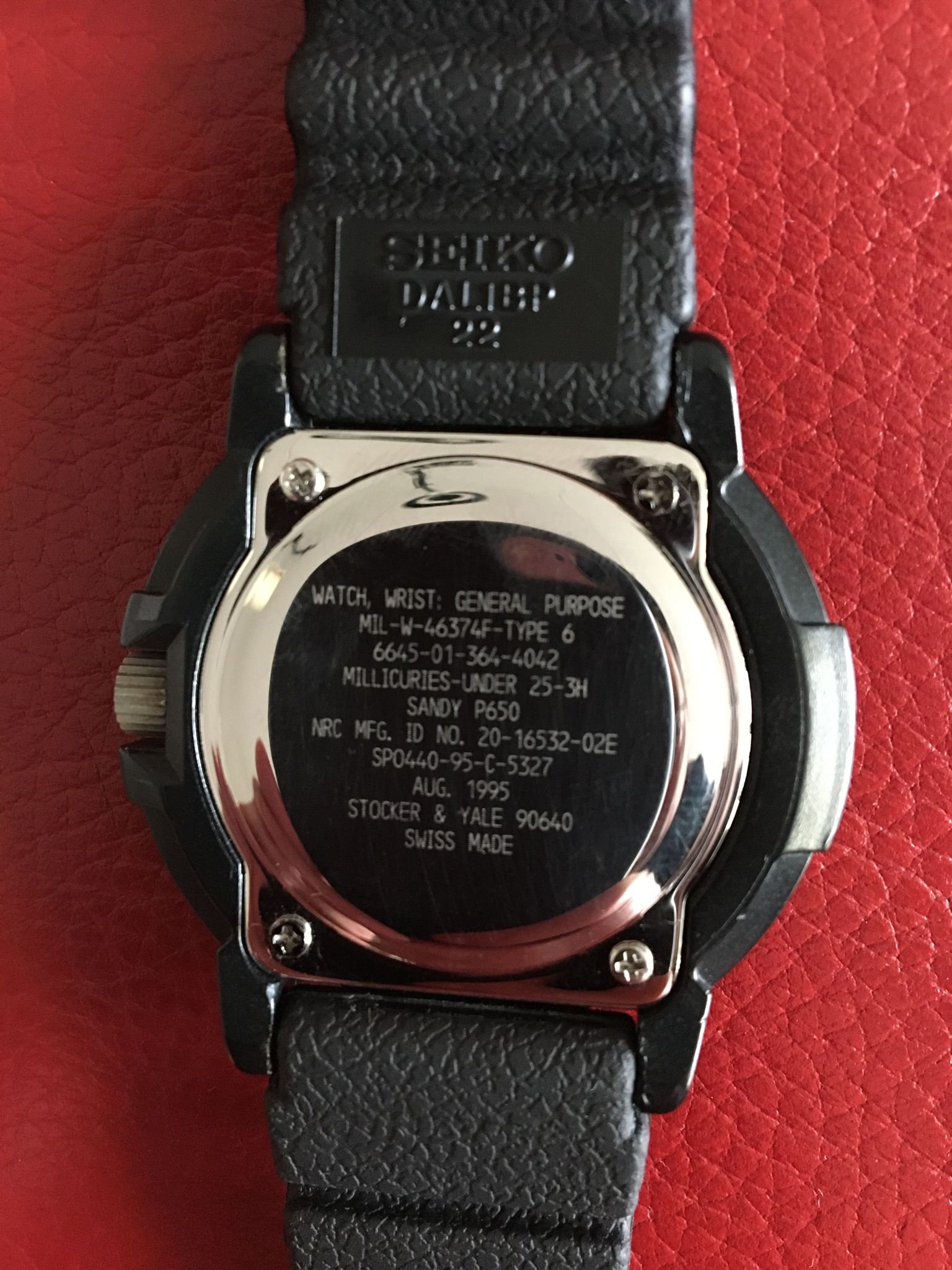350 USD] Stocker & Yale SandY P650 AUG. 1995 | WatchCharts Marketplace