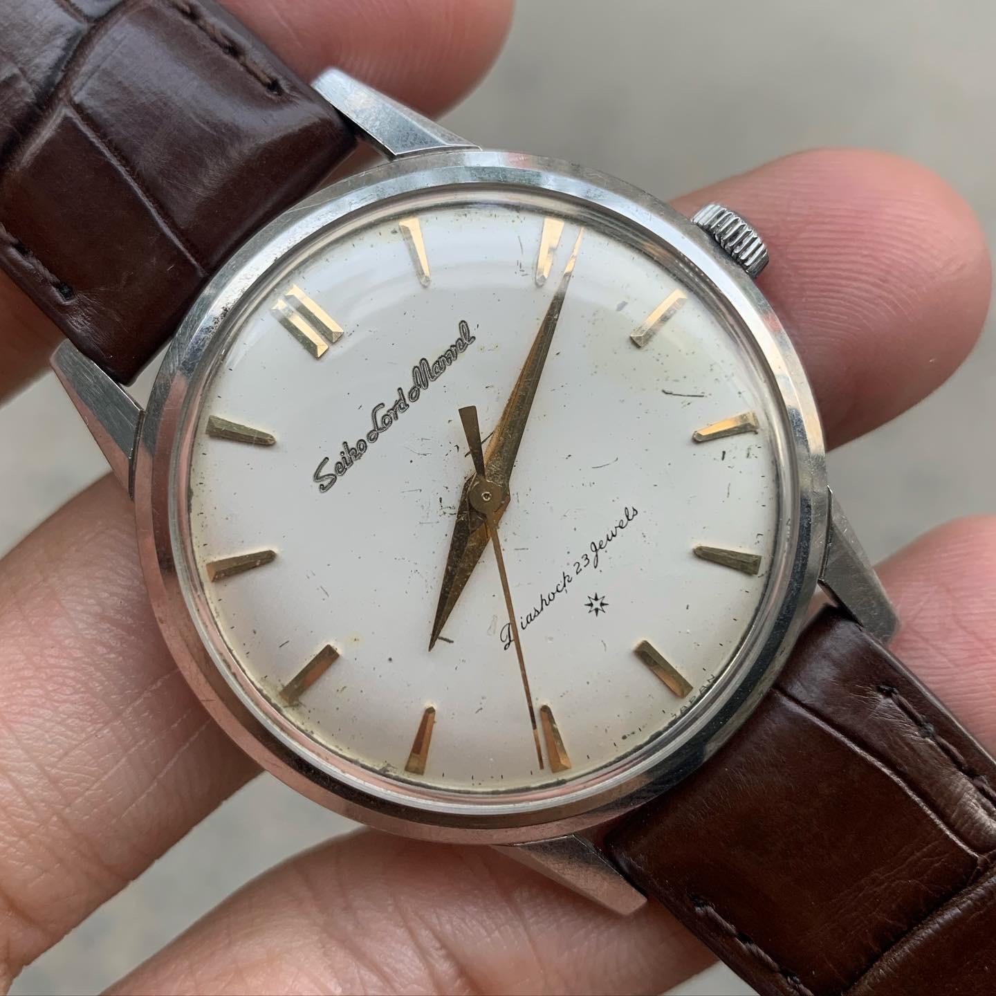 WTS] Vintage Seiko Lord Marvel SD logo carved dial - ref 14056 | WatchCharts