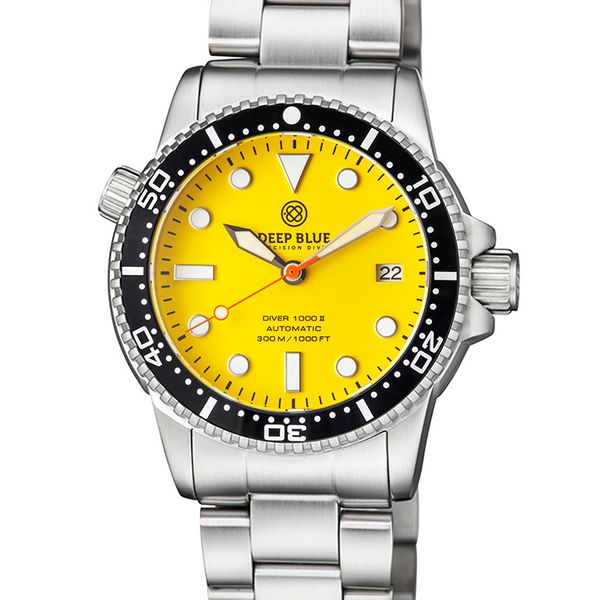 Deep Blue Diver 1000 Foot Diver Automatic Dive Watch Generation 2 D1